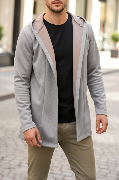 Muški kardigan MEZIFO GREY, Boja: siva, IVET.HR - MODERNA ODJEĆA