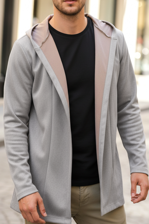 Muški kardigan MEZIFO GREY, Boja: siva, IVET.HR - MODERNA ODJEĆA