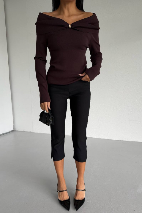 Ženska bluza GLABILDA BROWN, Boja: smeđa, IVET.HR - MODERNA ODJEĆA