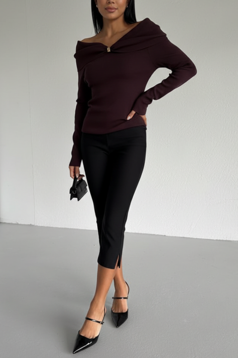 Ženska bluza GLABILDA BROWN, Boja: smeđa, IVET.HR - MODERNA ODJEĆA