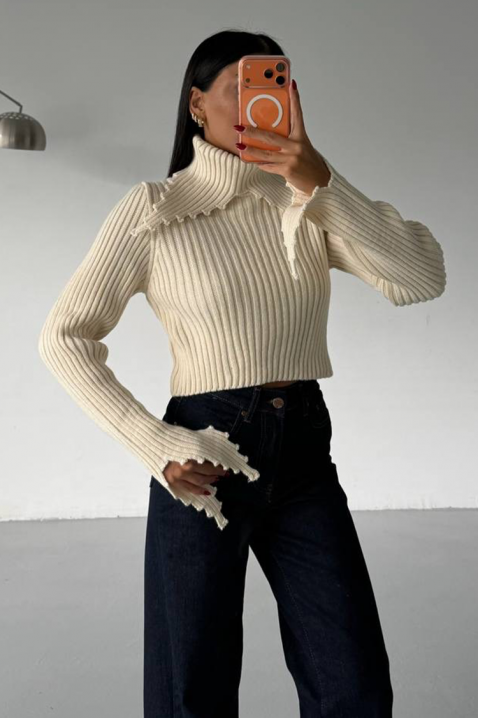 Džemper DAROLZA ECRU, Boja: drap, IVET.HR - MODERNA ODJEĆA