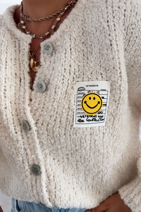 Kardigan MOHVELDA ECRU, Boja: drap, IVET.HR - MODERNA ODJEĆA