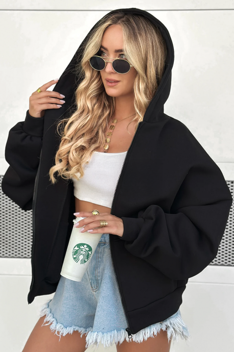 Dukserica SPORVELDA BLACK, Boja: crna, IVET.HR - MODERNA ODJEĆA