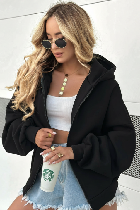 Dukserica SPORVELDA BLACK, Boja: crna, IVET.HR - MODERNA ODJEĆA