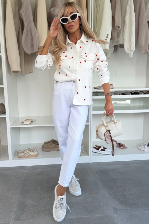 Ženska košulja DRAVELZA WHITE, Boja: bijela, IVET.HR - MODERNA ODJEĆA