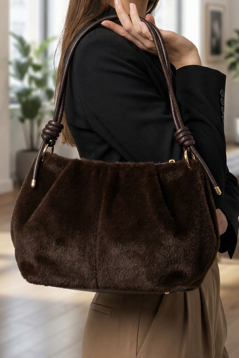 Ženska torba VELOROZA BROWN, Boja: smeđa, IVET.HR - MODERNA ODJEĆA