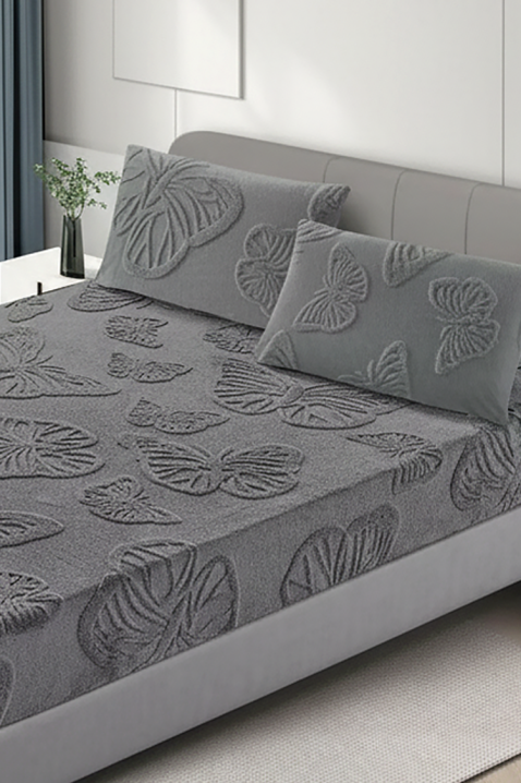 Plahta s naslonom GOLMERXA GREY 200х220 cm, Boja: siva, IVET.HR - MODERNA ODJEĆA