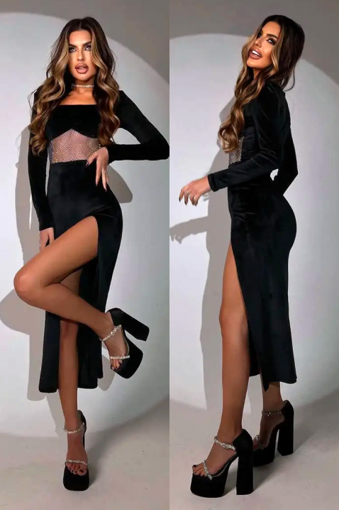 Haljina PREVILDA, Boja: crna, IVET.HR - MODERNA ODJEĆA