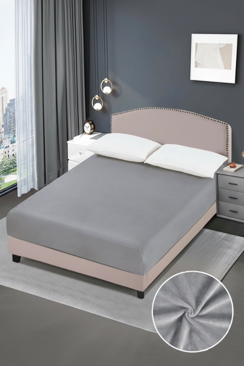 Plahta s naslonom SANFELMA GREY 200х220 cm, Boja: siva, IVET.HR - MODERNA ODJEĆA