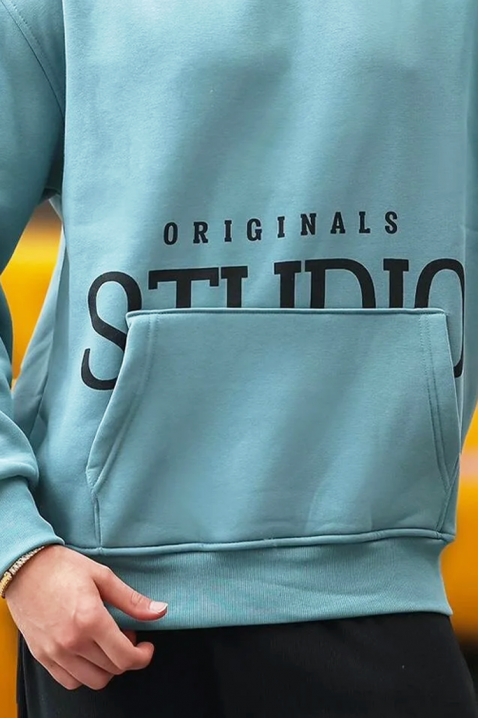 Muška dukserica MAREFO SKY, Boja: svijetlo plava, IVET.HR - MODERNA ODJEĆA