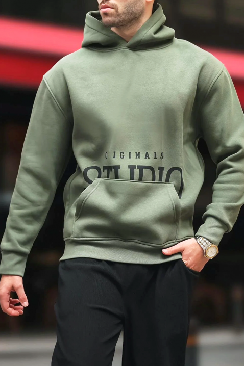 Muška dukserica MAREFO KHAK, Boja: kaki, IVET.HR - MODERNA ODJEĆA