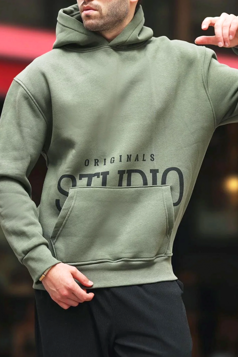 Muška dukserica MAREFO KHAK, Boja: kaki, IVET.HR - MODERNA ODJEĆA