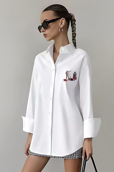 Ženska košulja VORSELA, Boja: bijela, IVET.HR - MODERNA ODJEĆA