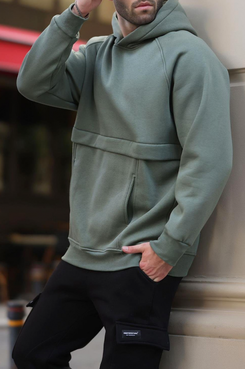 Muška dukserica MIROXO OLIVE, Boja: maslinastozelena, IVET.HR - MODERNA ODJEĆA