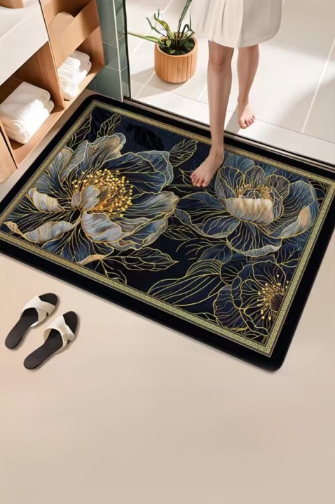 Prostirka za kupaonicu NIOGELVA, Boja: crna, IVET.HR - MODERNA ODJEĆA