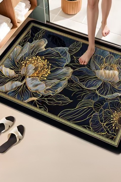 Prostirka za kupaonicu NIOGELVA, Boja: crna, IVET.HR - MODERNA ODJEĆA