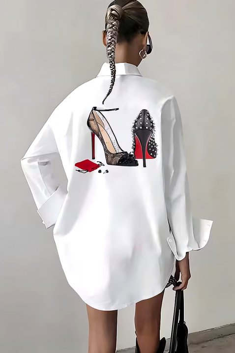 Ženska košulja VORSELA, Boja: bijela, IVET.HR - MODERNA ODJEĆA