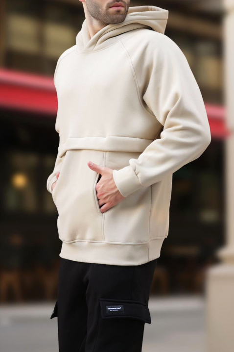 Muška dukserica MIROXO BEIGE, Boja: bež, IVET.HR - MODERNA ODJEĆA