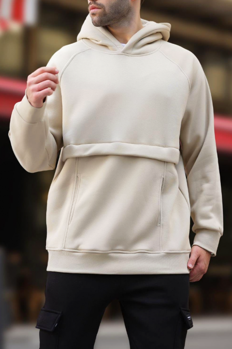 Muška dukserica MIROXO BEIGE, Boja: bež, IVET.HR - MODERNA ODJEĆA