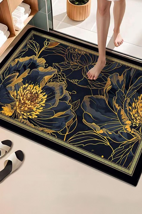 Prostirka za kupaonicu BIORENA, Boja: crna, IVET.HR - MODERNA ODJEĆA