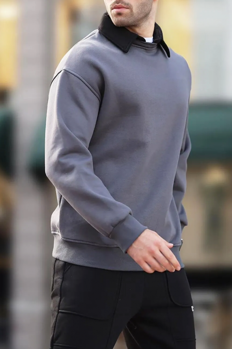 Muška dukserica KERJEN GRAFIT, Boja: grafitna, IVET.HR - MODERNA ODJEĆA