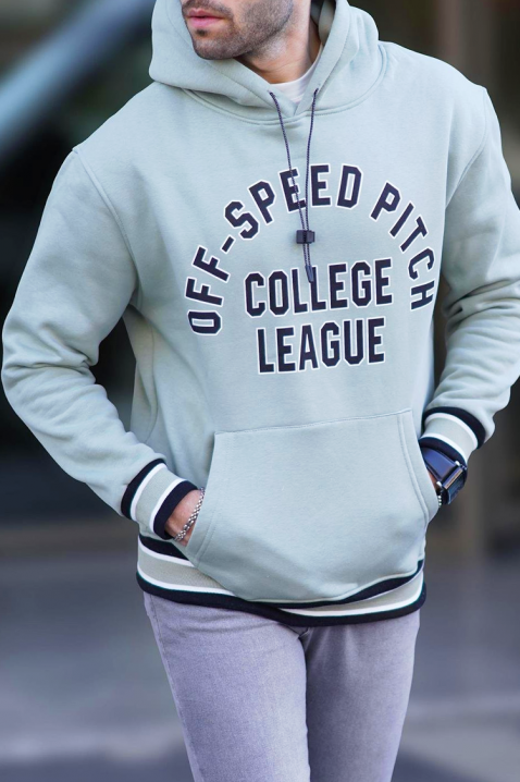 Muška dukserica FRELDO MINT, Boja: mente, IVET.HR - MODERNA ODJEĆA