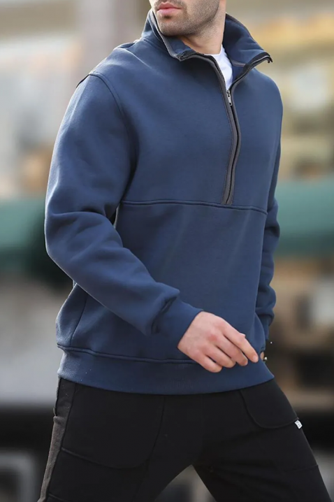 Muška dukserica LAREFO NAVY, Boja: tamnoplava, IVET.HR - MODERNA ODJEĆA