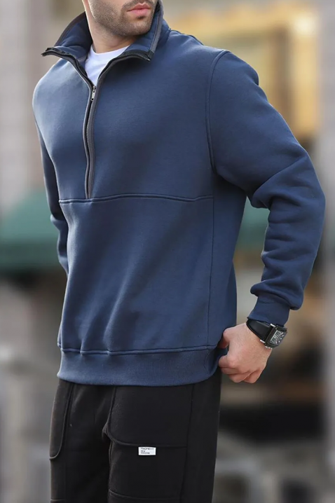 Muška dukserica LAREFO NAVY, Boja: tamnoplava, IVET.HR - MODERNA ODJEĆA