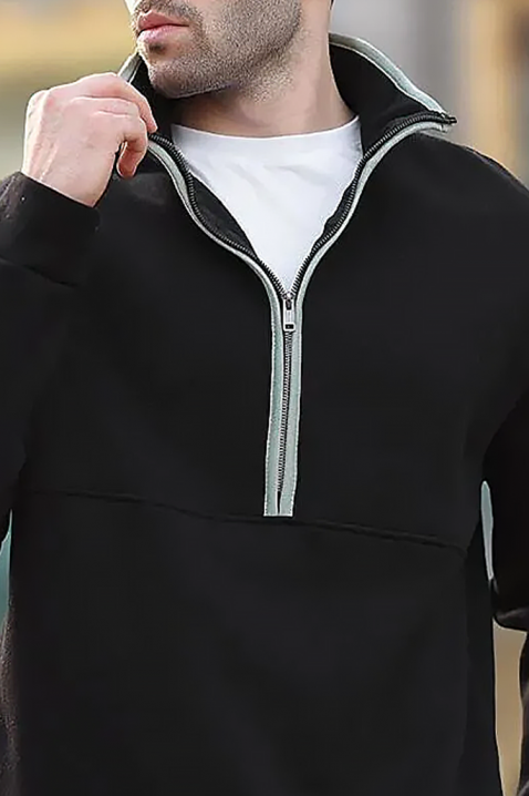 Muška dukserica LAREFO BLACK, Boja: crna, IVET.HR - MODERNA ODJEĆA