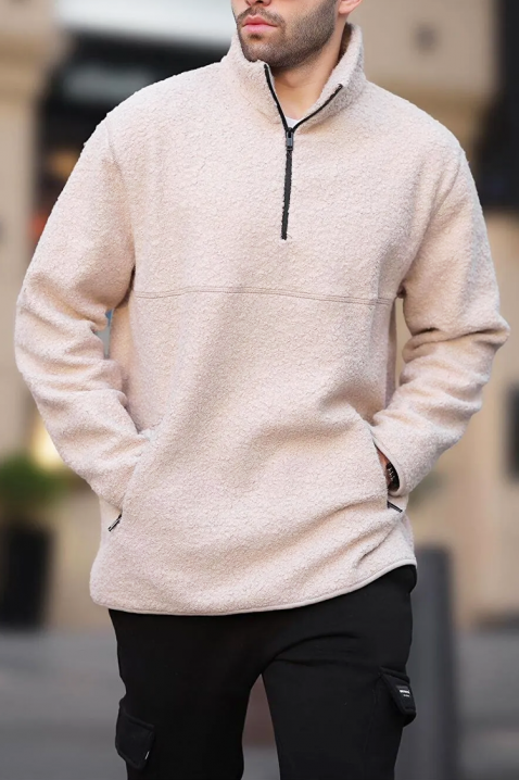 Muška dukserica VIMIR BEIGE, Boja: bež, IVET.HR - MODERNA ODJEĆA