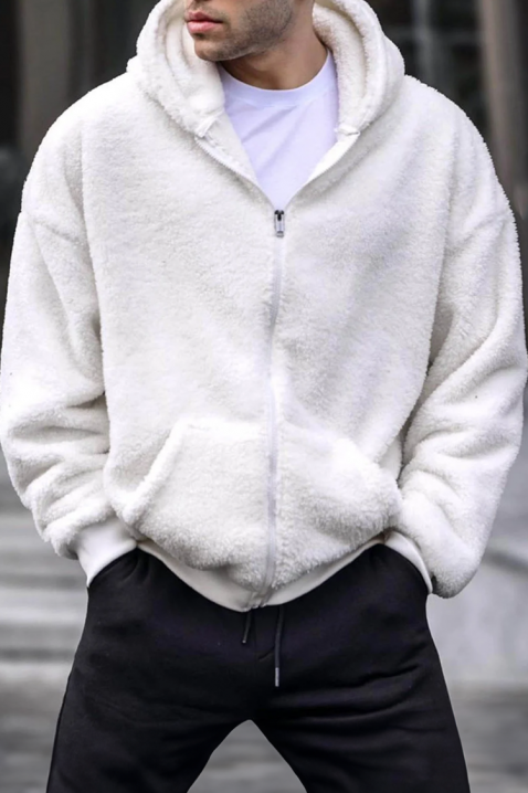 Muška dukserica MIGELO WHITE, Boja: bijela, IVET.HR - MODERNA ODJEĆA