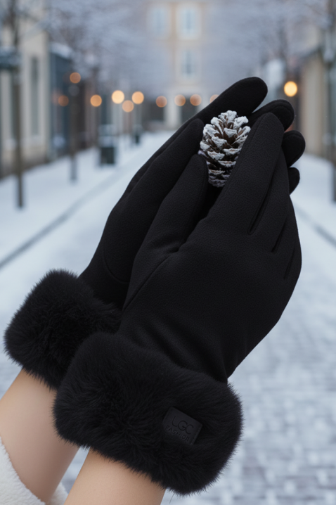 Ženske rukavice ELIORJA BLACK, Boja: crna, IVET.HR - MODERNA ODJEĆA