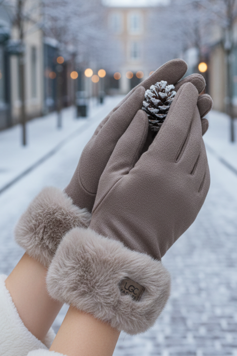 Ženske rukavice ELIORJA MOCHA, Boja: moka, IVET.HR - MODERNA ODJEĆA