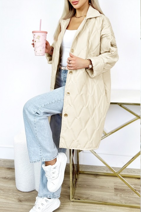 Jakna SORFIOVA ECRU, Boja: drap, IVET.HR - MODERNA ODJEĆA