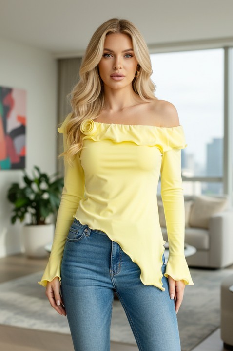 Ženska bluza REMILONGA YELLOW, Boja: žuta, IVET.HR - MODERNA ODJEĆA