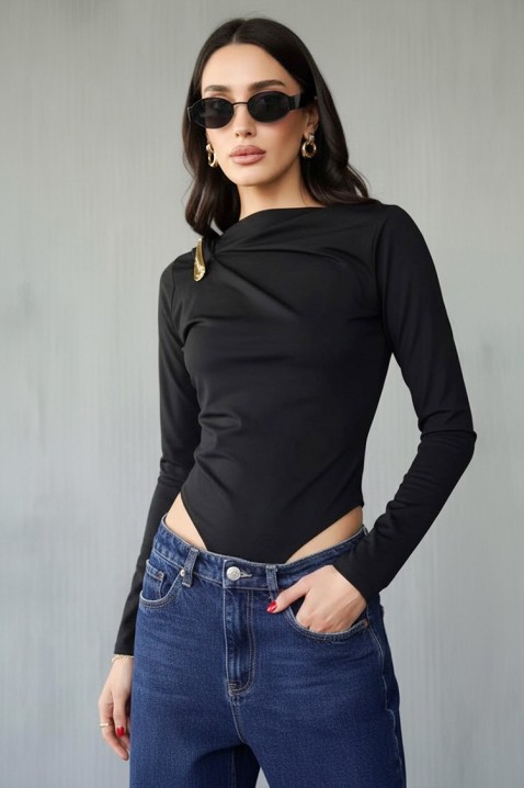 Bodi-bluza BAREOLA BLACK, Boja: crna, IVET.HR - MODERNA ODJEĆA