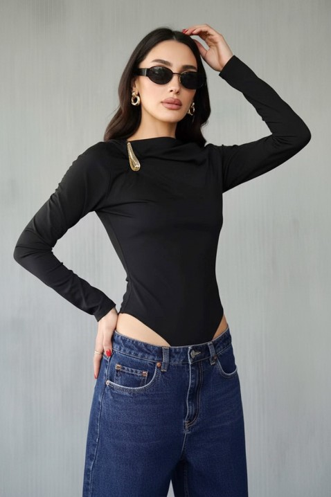 Bodi-bluza BAREOLA BLACK, Boja: crna, IVET.HR - MODERNA ODJEĆA