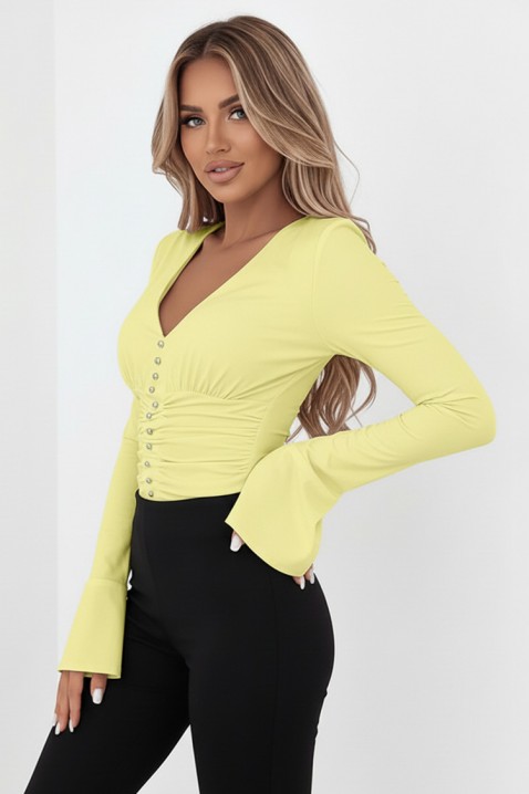 Ženska bluza KALVINDA YELLOW, Boja: žuta, IVET.HR - MODERNA ODJEĆA