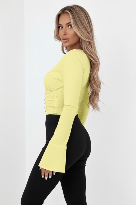 Ženska bluza KALVINDA YELLOW, Boja: žuta, IVET.HR - MODERNA ODJEĆA