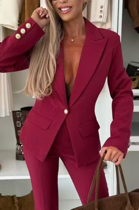 Komplet SELEVITA BORDO, Boja: bordo, IVET.HR - MODERNA ODJEĆA