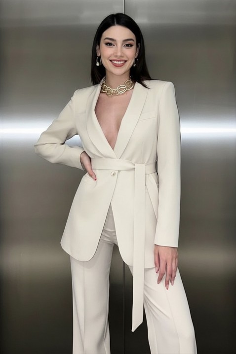 Komplet TENVARA ECRU, Boja: drap, IVET.HR - MODERNA ODJEĆA