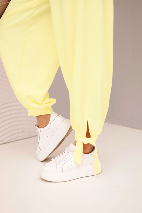 Hlače AZLANTA YELLOW, Boja: žuta, IVET.HR - MODERNA ODJEĆA