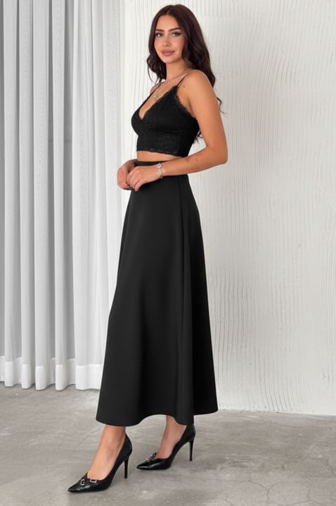 Suknja VRELONZA BLACK, Boja: crna, IVET.HR - MODERNA ODJEĆA