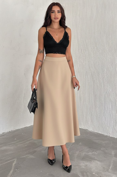 Suknja VRELONZA BEIGE, Boja: bež, IVET.HR - MODERNA ODJEĆA