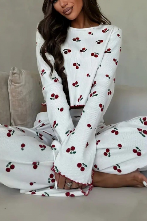 Pidžama CHERZILDA, Boja: bijela, IVET.HR - MODERNA ODJEĆA