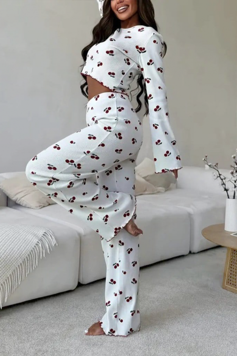 Pidžama CHERZILDA, Boja: bijela, IVET.HR - MODERNA ODJEĆA