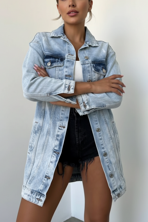 Traper jakna DUNKOLZA, Boja: svijetlo plava, IVET.HR - MODERNA ODJEĆA