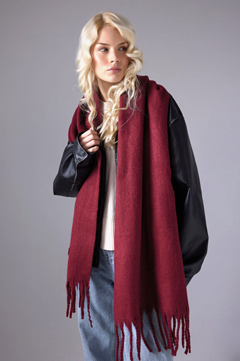 Šal KAPRINZA BORDO, Boja: bordo, IVET.HR - MODERNA ODJEĆA