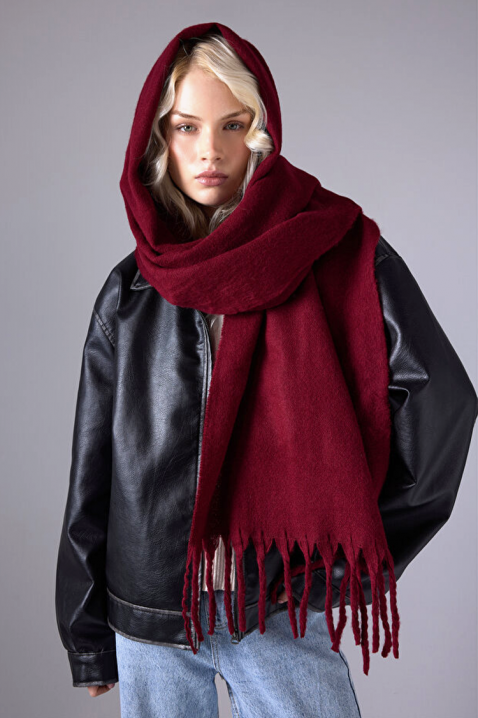 Šal KAPRINZA BORDO, Boja: bordo, IVET.HR - MODERNA ODJEĆA