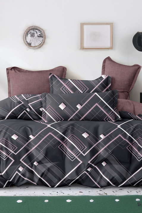 Komplet posteljina VERMODY 200x220 pamuk - 4 dijela, Boja: višebojna, IVET.HR - MODERNA ODJEĆA